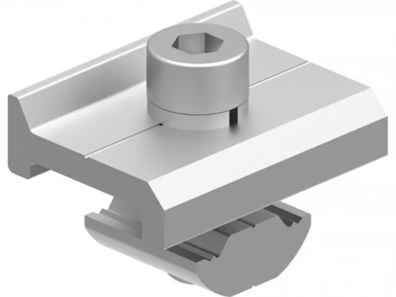 Solar rail clamp