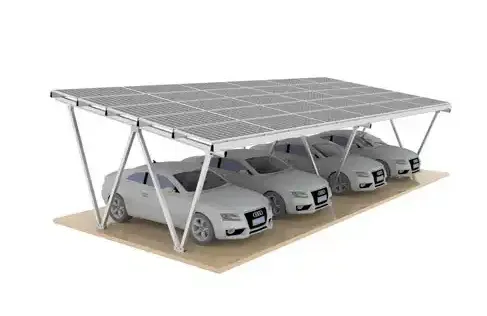 Aluminum W Type Solar Carport Mount