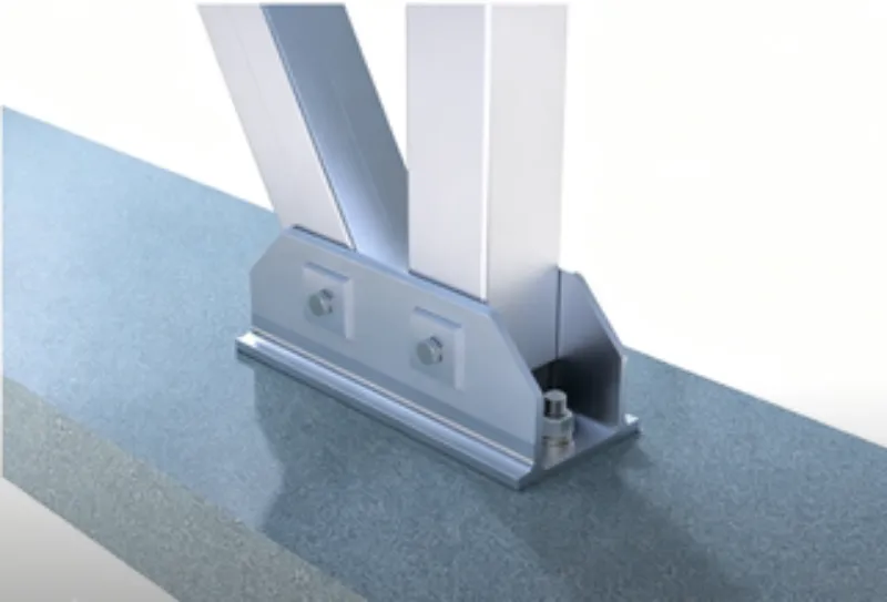 Aluminum W Type Solar Carport Mount