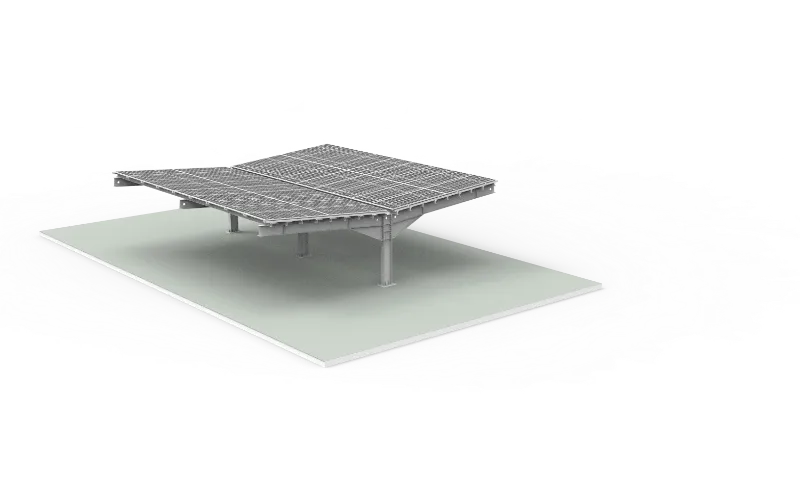 Carbon Steel Waterproof Y Type Solar Carport Mounting